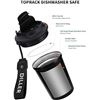 Image 2 : 1 Diller Vacuum Insulated Mug with Lid - 12oz - Black - Brand New