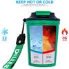 Image 2 : 1 Diller Vacuum Insulated Mug with Lid - 12oz - Green - Brand New