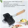 Image 4 : 1 Double-Sided Non-Stick Mini Frying Pan/Sandwich Maker - New