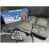 Image 1 : 1 Pair of Heated Gloves with Rechargeable Battery Packs - Brand New