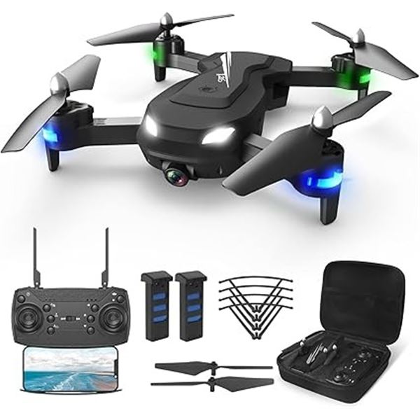 1 Ferietelf T26 RC Drone for Adults/Beginners; 1080P HD Live Video FPV Drone - New in Box
