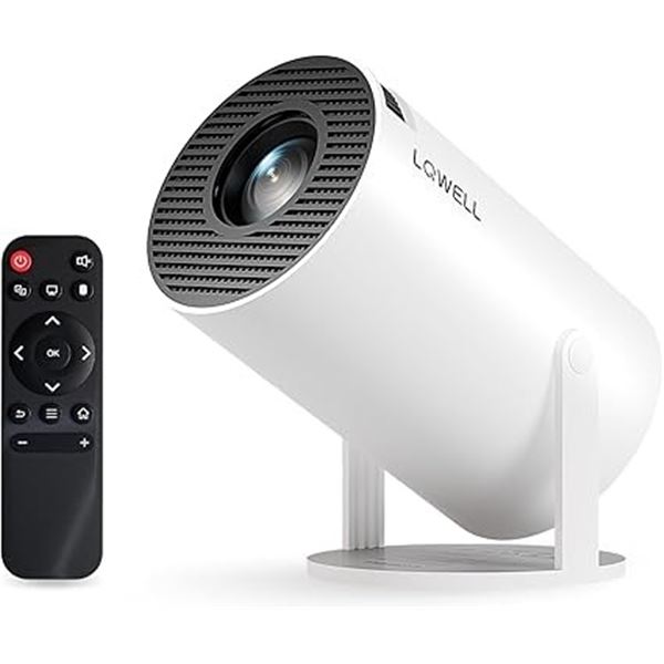 1 Lqwell LCD Mini Smart Projector; Native 720P; Supports WiFi 5G BT 5.0 - NEW (*DAMAGED BOX)