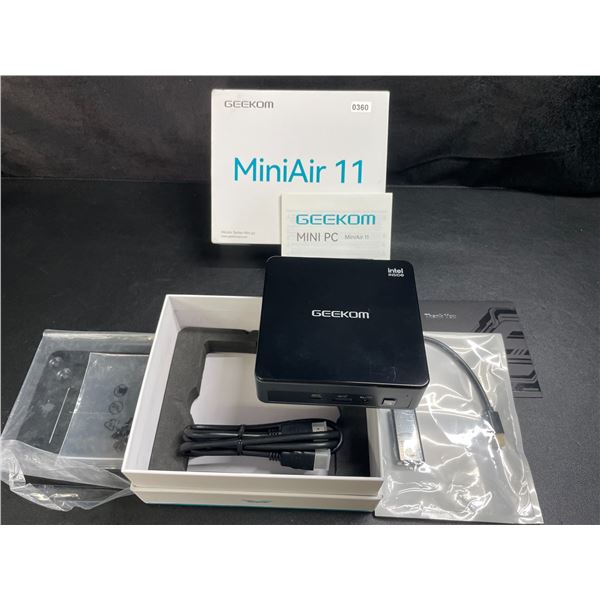 1 Geekom MiniAir 11 Mini PC Computer - Open Box (Missing Power Cord* - See Photos)