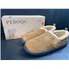 Image 4 : Pedoqu Men's Comfy Memory Foam Wool Slippers/Loafer Shoes (Size 8) Camel - New in Box!