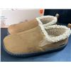 Image 3 : Pedoqu Men's Comfy Memory Foam Wool Slippers/Loafer Shoes (Size 8) Camel - New in Box!
