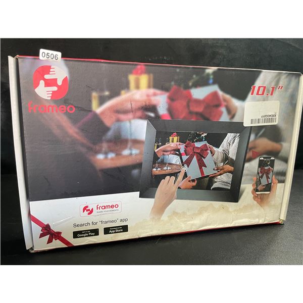 1 Frameo 10.1" WiFi Smart Digital Photo Frame - New (Damaged Box - See Photos)