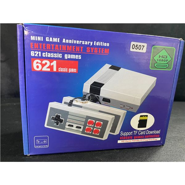 1 Mini Game Anniversary Edition Retro Game Console - Loaded w/ 621 Classic Video Games - New!