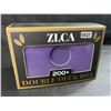 Image 4 : 1 ZLCA Premium Leather Card Deck Box w/ Dice Tray; 200 Trading Card Storage Box - Purple - New