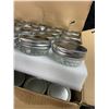 Image 3 : 40-Pack Box of Clear Glass Food Storage Jars w/ Lids (100ml Size) - Brand New