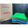 Image 2 : 1 Box of Storex Sorting and Crafts Trays (11 Colorful Trays Included**) 12" x 16" - New
