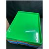 Image 4 : 1 Box of Storex Sorting and Crafts Trays (11 Colorful Trays Included**) 12" x 16" - New