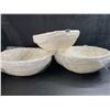Image 5 : 3 Banneton/Bread Proofing Baskets w/ Linen Cover (9-Inch Size) - Brand New