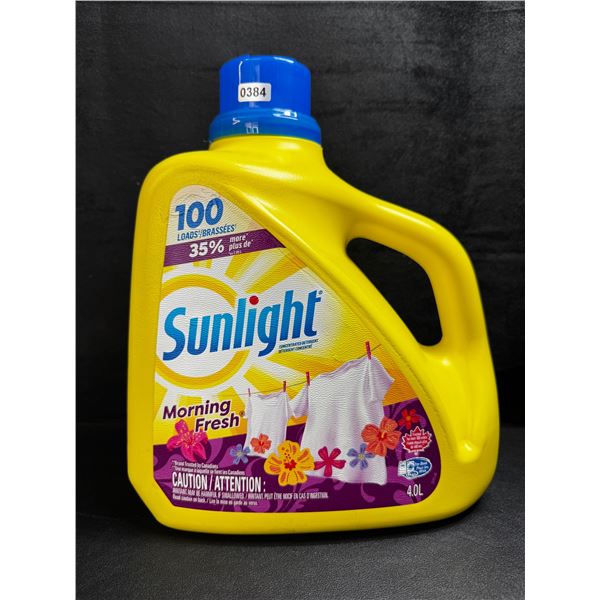 1 4.0L Jug of Sunlight Morning Fresh Laundry Detergent - 100 Loads - New