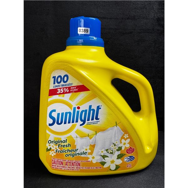 1 4.0L Jug of Sunlight Original Fresh Laundry Detergent - 100 Loads - New