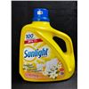 Image 1 : 1 4.0L Jug of Sunlight Original Fresh Laundry Detergent - 100 Loads - New