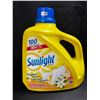 Image 1 : 1 4.0L Jug of Sunlight Original Fresh Laundry Detergent - 100 Loads - New