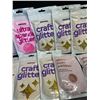 Image 2 : 10 Packs of Hemway Premium Ultra Sparkle/Craft Glitters - Assorted Colours - Brand New