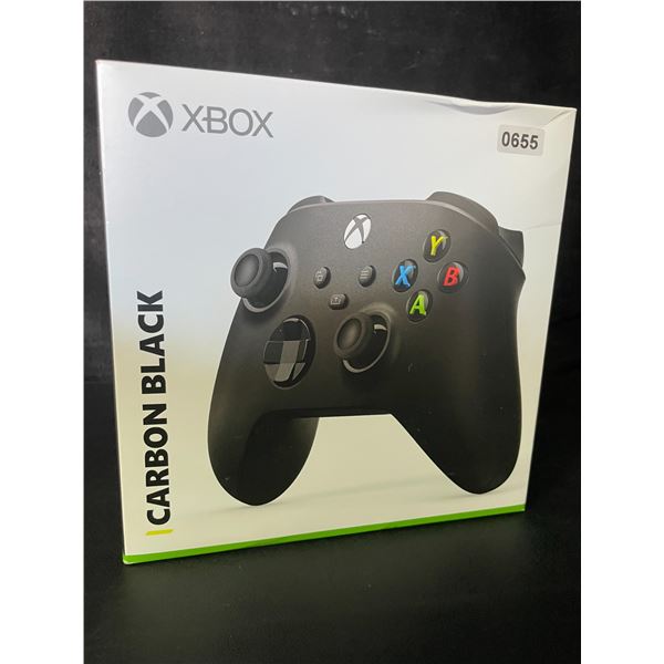 1 Xbox Carbon Black Wireless Controller - Official Microsoft/Xbox Product - NEW SEALED!