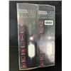 Image 4 : 2-Pack of LED High-Power Tactical Flashlights (Model:S2600) - Rechargeable Design - New Sealed!