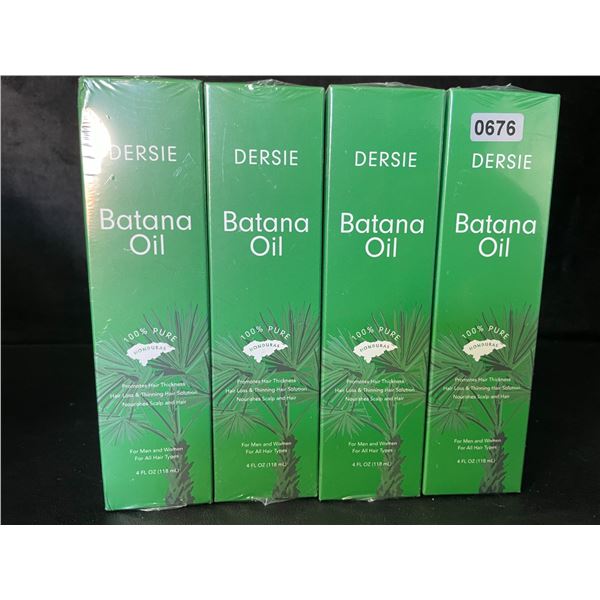 4 Dersie Botana Oils for Promoting Hair Thickness/Preventing Hair Loss - 118ml Each - New