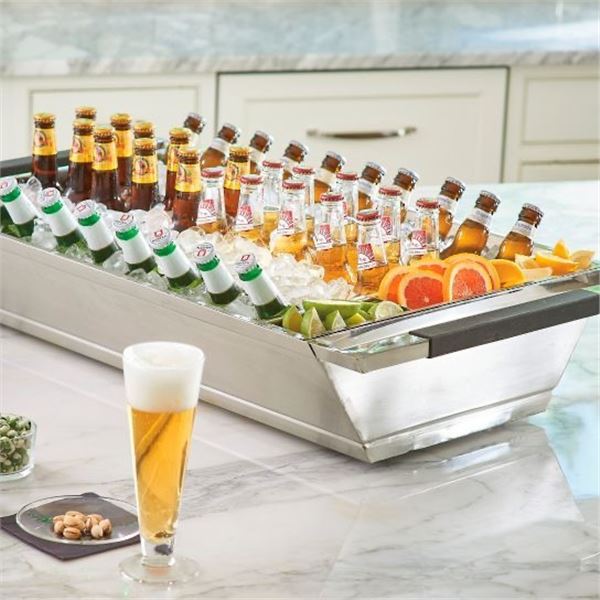 1 Frontage Stainless Steel Double Wall Premium Beverage Ice Tub - Used