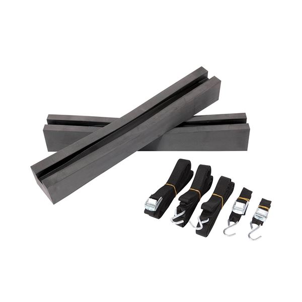 1 Pair of Pelican Boats Universal Kayak and SUP Car Top Roof Carrier Kit - New