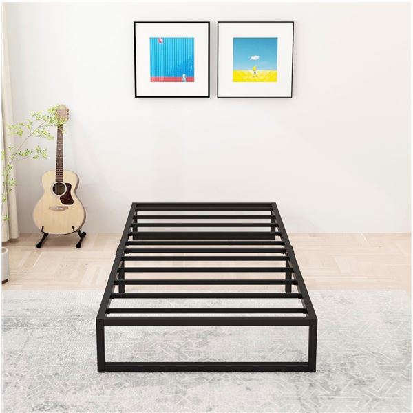 1 Twin XL Noise Free Bed Frame with Easy Assembly - New