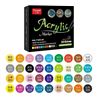 Image 1 : 36-Colour Acrylic Paint Marker Set - Multi-Surface Acrylic Markers - New Sealed