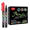 Image 2 : 36-Colour Acrylic Paint Marker Set - Multi-Surface Acrylic Markers - New Sealed