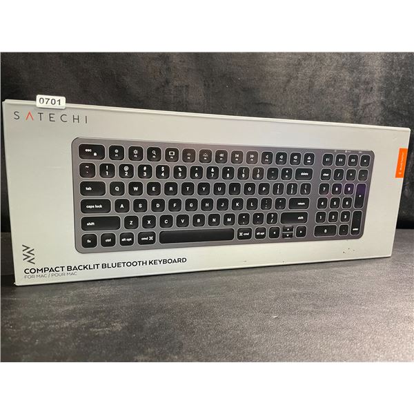 1 Satechi Compact Backlit Bluetooth Keyboard for Mac - NEW SEALED