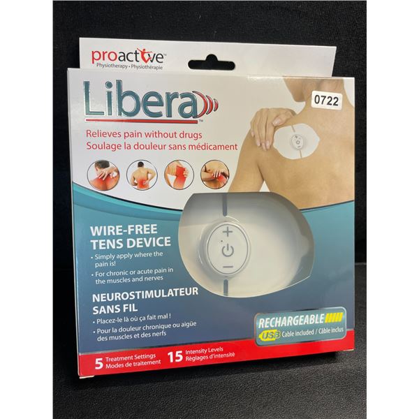 1 ProActive Libera Wire-Free TENS Device for Pain Relieve in Muscles/Nerves - NEW