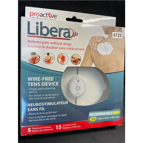 1 ProActive Libera Wire-Free TENS Device for Pain Relieve in Muscles/Nerves - NEW