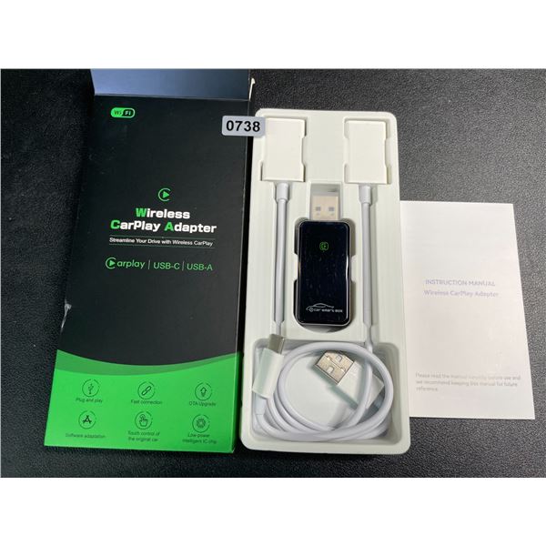 1 Wireless CarPlay Adapter - Plug & Play Design; Converts Wired to Wireless CarPlay - New