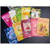 Image 2 : 2 Multi-Packs of Fruit Facial Masks - 10 Per Pack - Brand New (Assorted)