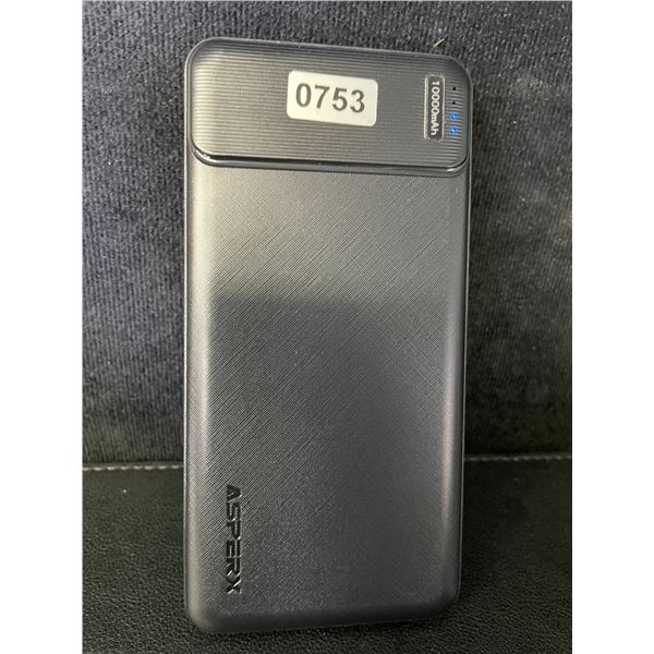 1 ASPERX 10,000mAh Power Bank/Portable Charger - No Box/Open Box