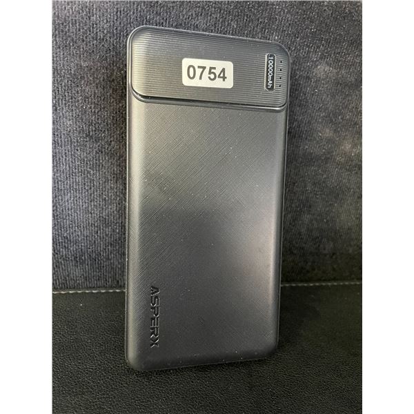 1 ASPERX 10,000mAh Power Bank/Portable Charger - No Box/Open Box