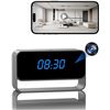 Image 1 : 1 HiSpy Hidden Indoor Security Camera/Nanny Spy Cam Smart Clock; 1080P Wifi Security Cam - New