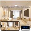 Image 5 : 1 HiSpy Hidden Indoor Security Camera/Nanny Spy Cam Smart Clock; 1080P Wifi Security Cam - New