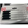 Image 2 : 6 Packs of Fine Tip Dry Erase Markers (4 Each/24 Markers Total) Black - New