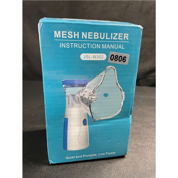1 Portable Mesh Nebulizer Breathing Aid Device for Asthmatics - New