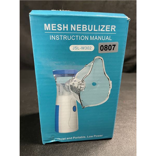 1 Portable Mesh Nebulizer Breathing Aid Device for Asthmatics - New