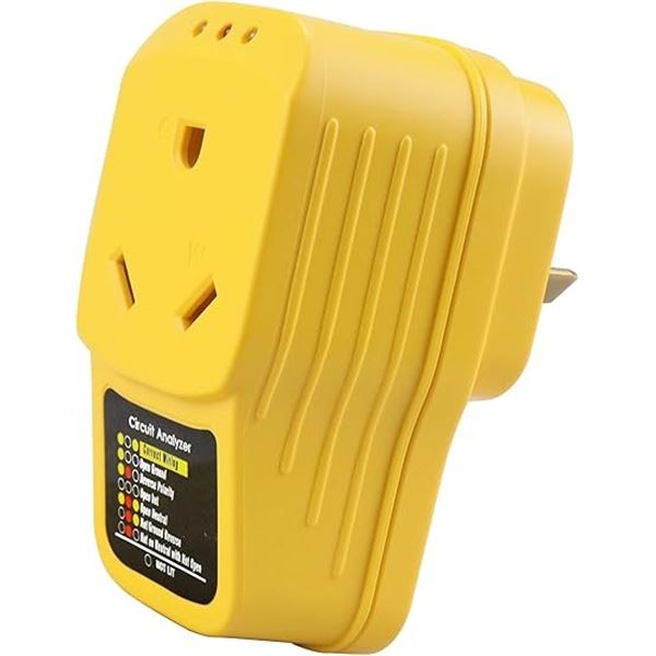 1 RV Surge Protector; 30 Amp Male to 30 Amp Female for RV Trailers - New