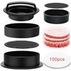 Image 1 : 2 Burger Press Kits; Hamburger Patty Makers for Making Stuffed/Pressed Burgers - Brand New