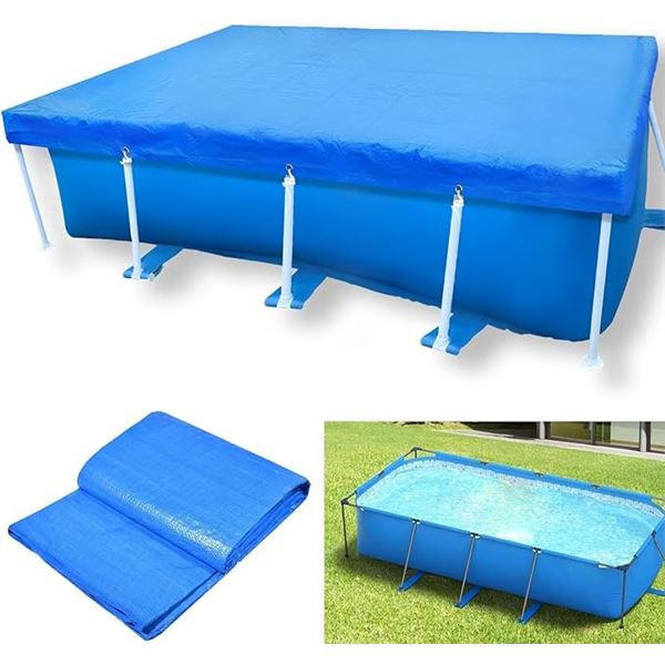 1 Rectangular Pool Cover/Tarp  - Large 157" x 83" Size - Brand New