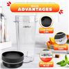 Image 4 : 2 Single Serve 16-Ounce Replacement Cups for Ninja Blenders - Brand New!