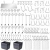 Image 1 : 140PC Assorted Pegboard Hook Set for Organizing Pegboards - Brand New
