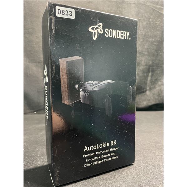 1 Sondery AutoLokie BK Premium Instrument Hanger for Guitars, Basses, etc. - New