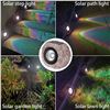 Image 3 : 2 LED Coloured Solar Rock Lights/Spot Lights for Outdoors/Lawn & Garden - NEW