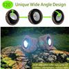 Image 4 : 2 LED Coloured Solar Rock Lights/Spot Lights for Outdoors/Lawn & Garden - NEW