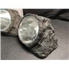 Image 7 : 2 LED Coloured Solar Rock Lights/Spot Lights for Outdoors/Lawn & Garden - NEW